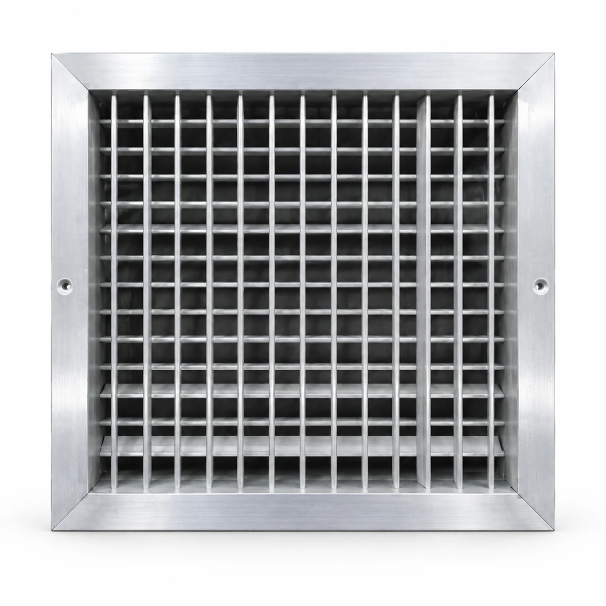 Double-deflection grilles